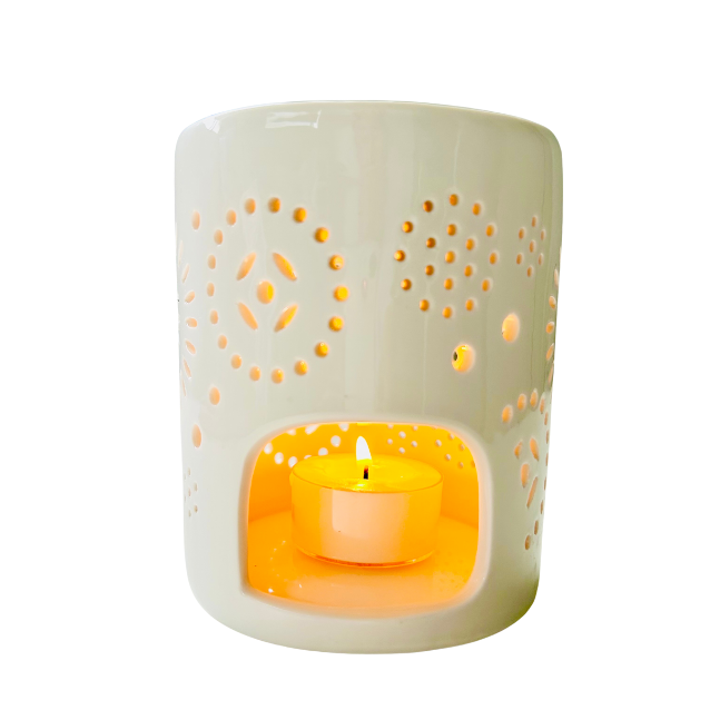 Flower Fireworks Ceramic Wax Warmer