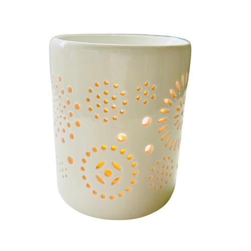 Flower Fireworks Ceramic Wax Warmer