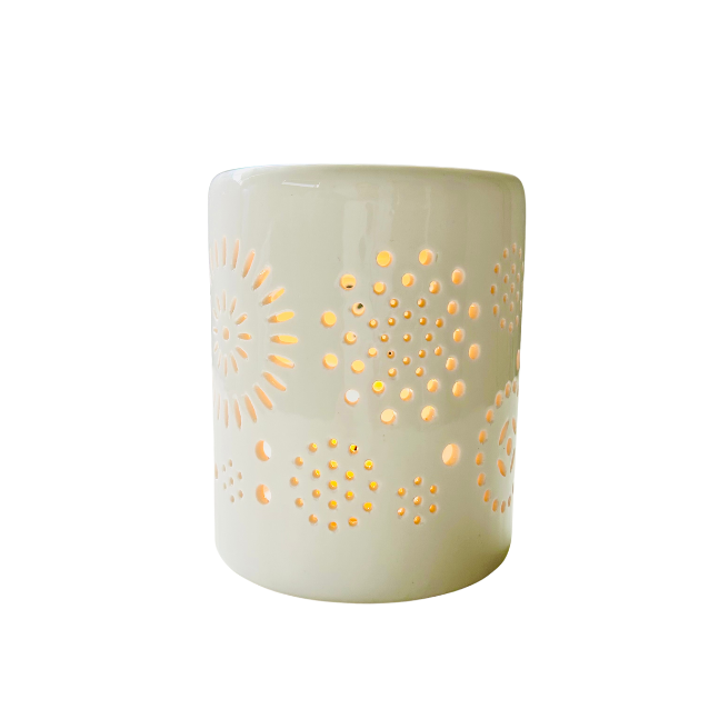 Flower Fireworks Ceramic Wax Warmer